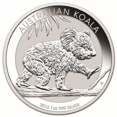 2016 Australian Koala $1 Silver Coin