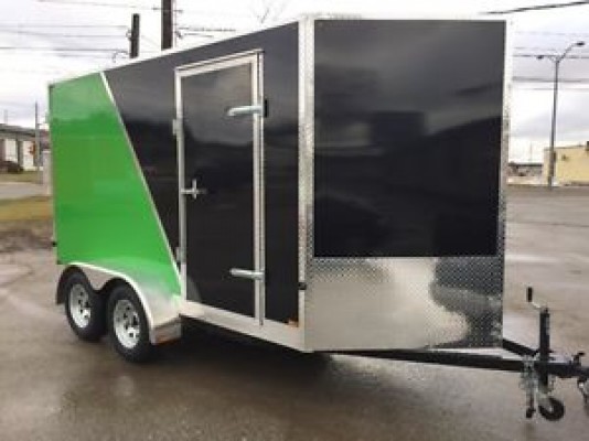 6' x 12' V-NOSE TRAILER • Made in Canada • 3 Year Warranty