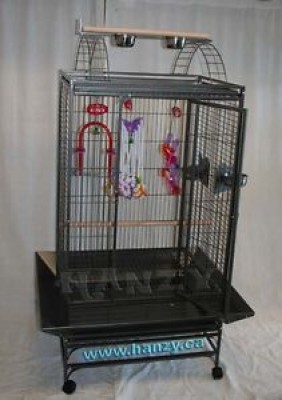 Grande cage pour moyen perroquet