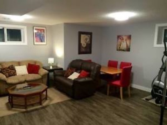 2 rooms for rent (basement) Brand new house available anytime