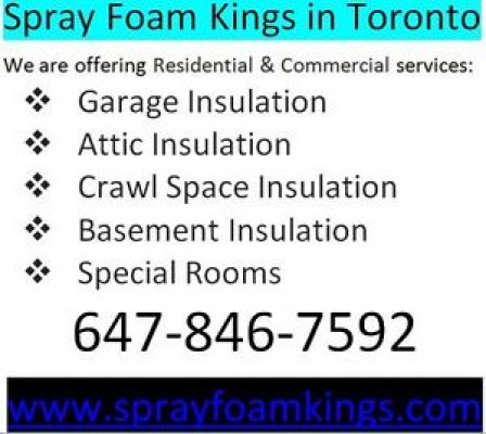 Spray Foam Kings 647 846-7592